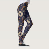 Vibrant "Less Is More" Abstract Graphic Leggings (Rechts)