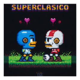 Vibrant "Less Is More" Abstract Graphic Perfect Poster