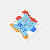 Vibrant "Less Is More" Abstract Graphic Servet (Hoek)