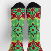 Vibrant "Less Is More" Abstract Graphic Sokken (Top)