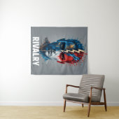 Vibrant "Less Is More" Abstract Graphic Wandkleed (In Situ (horizontaal))