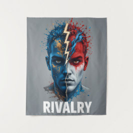 Vibrant "Less Is More" Abstract Graphic Wandkleed