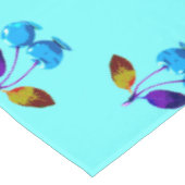 Vibrant lichtblauwe kersen tafelkleed (Gekanteld)