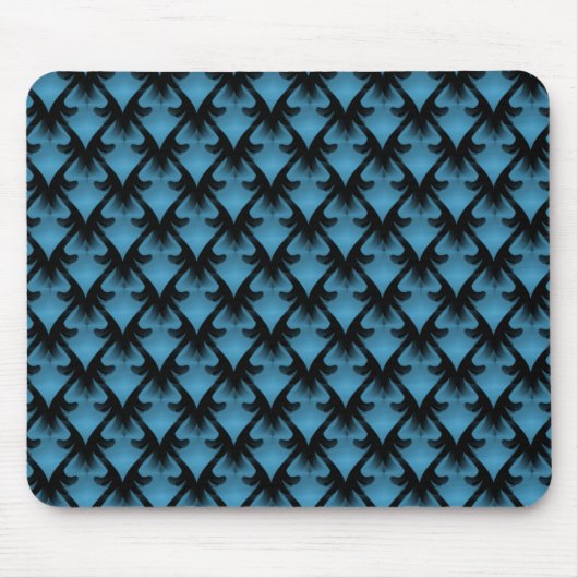 Vibrant Light Blue Metropolitan Glam Mousepad Muismat (Voorkant)