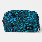 Vibrant Light Blue  Monogram Toiletry Bag Toilettasje (Voorkant)