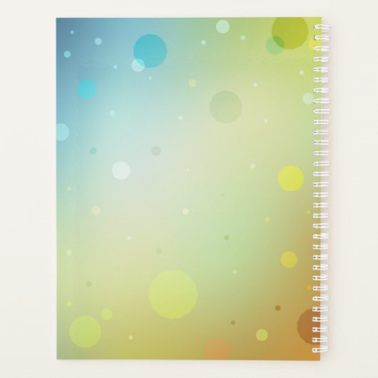 Vibrant Lotus Hardcover Planner (Achterkant)