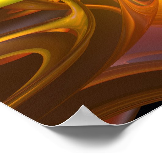 Vibrant Love Abstract Poster (Hoek)