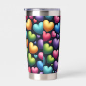 Vibrant Love Geïsoleerde Drinkbeker (Rechts)