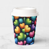 Vibrant Love Papieren Bekers (Rechts)