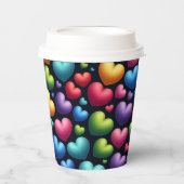 Vibrant Love Papieren Bekers (Voorkant)