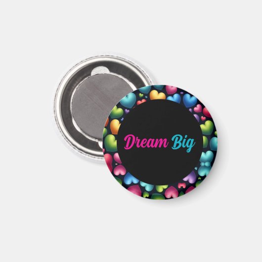 Vibrant Love (personalized) Magneet (Voorkant / Achterkant)