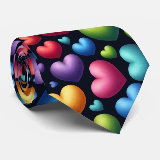 Vibrant Love Stropdas (Opgerold)