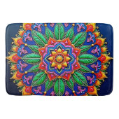 Vibrant Mandala Artistry Badmat (Voorkant)
