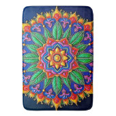 Vibrant Mandala Artistry Badmat (Voorkant Verticaal)