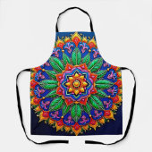 Vibrant Mandala Artistry Schort (Voorkant)
