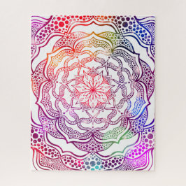 Vibrant Mandala kleurrijk Roze Stijlvol legant Legpuzzel