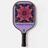 Vibrant Mandala Pickleball Paddle (Achterkant)