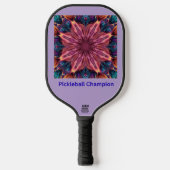 Vibrant Mandala Pickleball Paddle  (Voorkant)