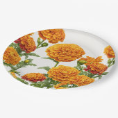"Vibrant Marigold Print Papieren Borden . Bordje (Gekanteld)
