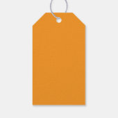 Vibrant Marigold Summer Wedding Gift Tag Cadeaulabel (Achterkant)