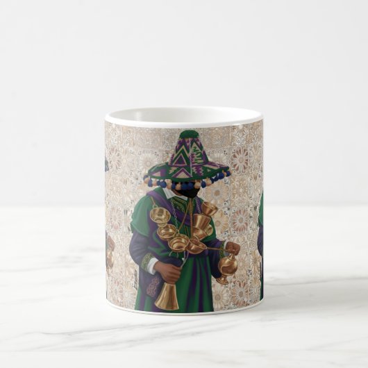 Vibrant Marrakech Souk Market Scene Koffiemok (Center)