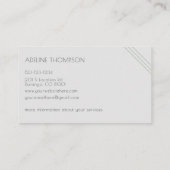 Vibrant Massage Therapy Symmetrisch Visitekaartje (Achterkant)