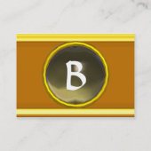 VIBRANT MEMORY2 MONOGRAM grijs Visitekaartje (Achterkant)