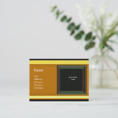 VIBRANT MEMORY2 MONOGRAM groen Visitekaartje (Staand voorkant)