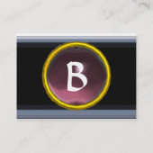 VIBRANT MEMORY MONOGRAM gem violet Visitekaartje (Achterkant)