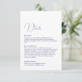 Vibrant Mexican Fiesta Style Rainbow Wedding Informatiekaartje (Staand voorkant)