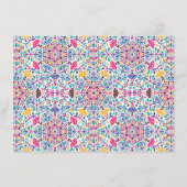 Vibrant Mexican Fiesta Style Rainbow Wedding Menu (Achterkant)