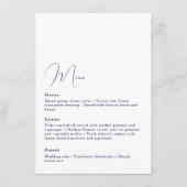 Vibrant Mexican Fiesta Style Rainbow Wedding Menu (Voorkant)