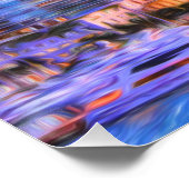 Vibrant Miami Skyline Sunrise Perfect Poster (Hoek)