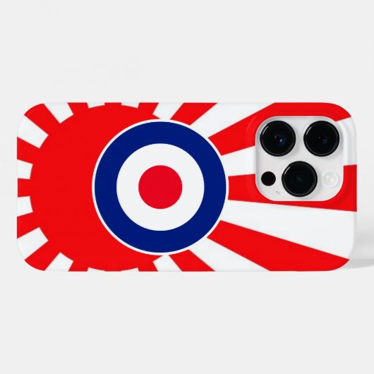 Vibrant MOD Target op Burst Japan Case-Mate iPhone Case (Achterkant (horizontaal))