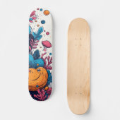Vibrant Modern Designer Skateboard (Voorkant)