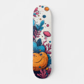 Vibrant Modern Designer Skateboard (Voorkant)