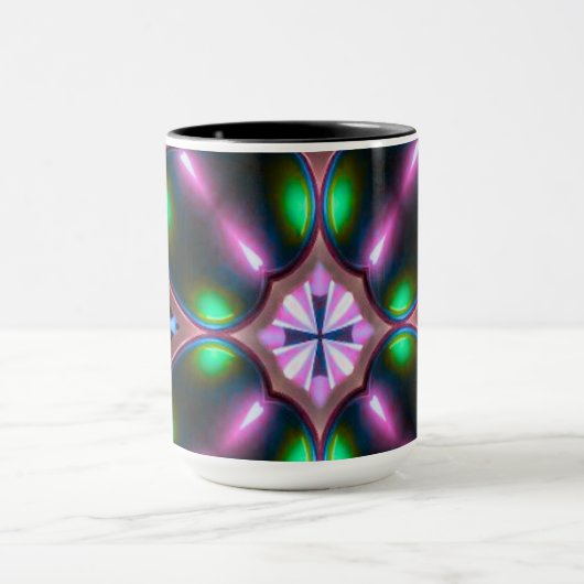 Vibrant Modern Geometric Abstract Mok (Midden)