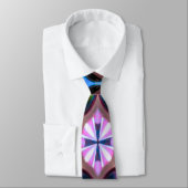 Vibrant Modern Geometric Abstract Stropdas (Gebonden)