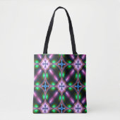Vibrant Modern Geometric Abstract Tote Bag (Voorkant)