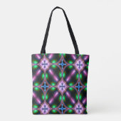 Vibrant Modern Geometric Abstract Tote Bag (Achterkant)