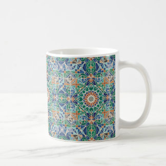 Vibrant Moroccan Zellige Tile Pattern Koffiemok