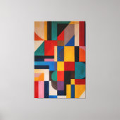 Vibrant Mosaic Canvas Afdruk (Voorkant)