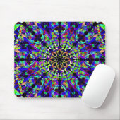 Vibrant Mosaic Mandala Muismat (Met muis)