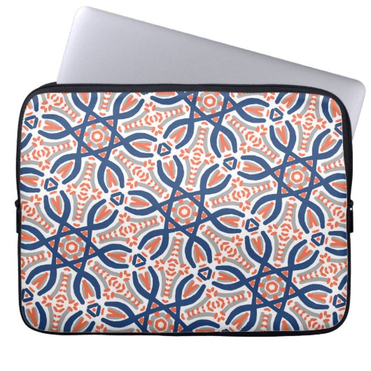Vibrant Mosaic Modern BR Laptop Sleeve (Voorkant)