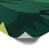 Vibrant Mountain Landscape with Waterfall and Rive Poster (Hoek)