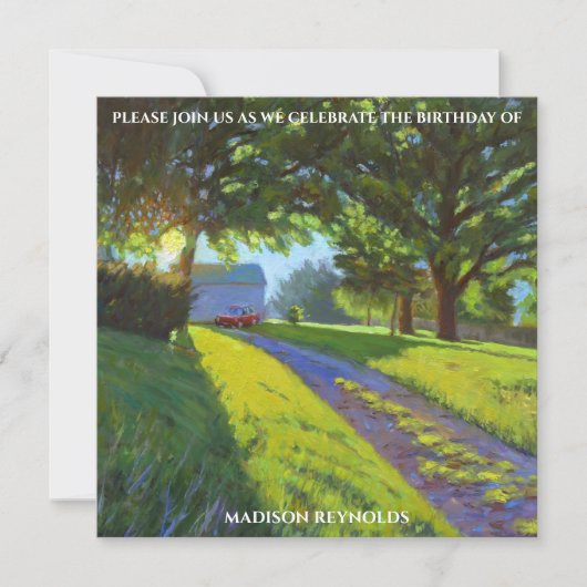 Vibrant Multicolor Birthday Celebration Card (Voorkant)