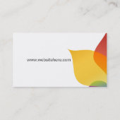 Vibrant Multicolor Visitekaartje (Achterkant)