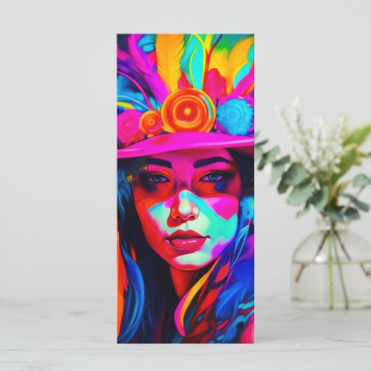 Vibrant Muse-Bladwijzer Menu (Staand voorkant)