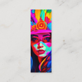 Vibrant Muse-Bladwijzer Mini Visitekaartje