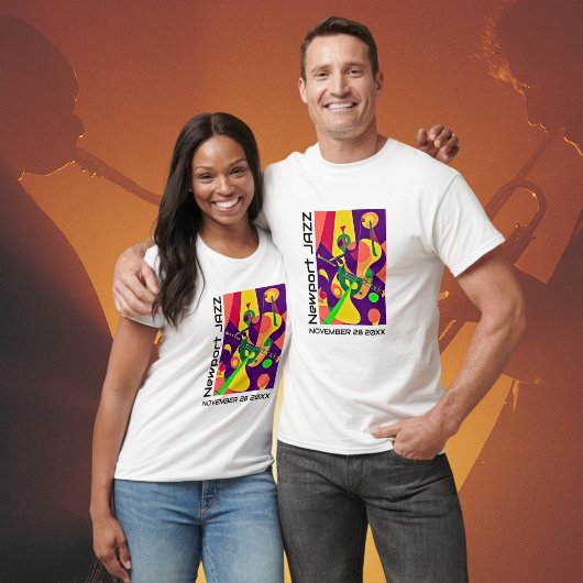 Vibrant Music Festival T-shirt Custom Design